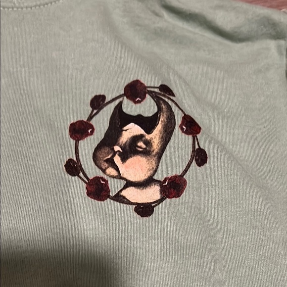 Nirvana green graphic hoodie - Picture 2 of 6